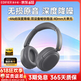 漫步者（EDIFIER）W800BT Free降噪版无线头戴式蓝牙耳机主动降噪游戏音乐网课超长续航耳麦高音质通话降噪节日礼物 暮灰+【便携耳机包】
