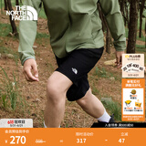 北面（The North Face）短裤男款户外运动休闲舒适透气时尚百搭春夏上新|8AV6 JK3/黑色 M/170
