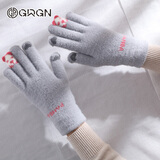 GRGN 手套男女士冬季防寒保暖骑行手套加厚加绒骑车防风触屏毛线手套