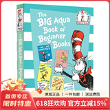 苏斯博士英语启蒙认知 The Big Aqua Book of Beginner Books 青色大书 英文原版精装入门绘本故事选集6合1 七色系列 英文原版绘本 绿山墙 Big Aqua Book 