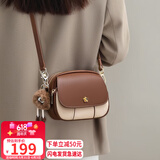 YUYULA牛皮包包女包斜挎包轻奢品牌单肩小圆包生日礼物高级感送女友老婆