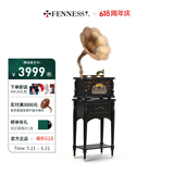 梵尼诗欧式复古25X留声机黑胶唱片机客厅音响老式电唱机蓝牙音箱 HIFI升级版-黑色（铜喇叭）