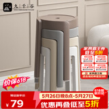 九千谷塑料凳子加厚家用现代可叠放餐桌备用圆板凳风车凳高板凳椅子4246