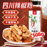 川珍辣椒粉508g【配料干净】四川中辣烧烤蘸撒料火锅烤肉干碟源头直发