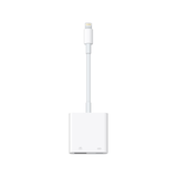 Apple/苹果 lightning闪电接口转USB 3相机/U盘转换器 旗舰店原装相片视频传输转换器苹果转接头