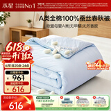 水星家纺蚕丝被100%蚕丝被子春秋被四季被A类空调被芯约5.5斤220cm×240cm