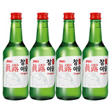 真露韩国原装进口烧酒青葡萄味清酒低度酒360ML瓶利口酒果味酒桃子 老真露20.1度【4瓶】