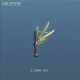 EKUSTYEE 复古宫廷风竹子胸针高档女简约气质胸花别针毛衣西装胸针男百搭配饰 竹子胸针