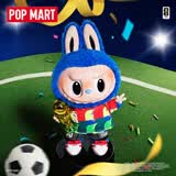 POP MART泡泡玛特 THE MONSTERS × FIFA系列-搪胶毛绒公仔labubu世界杯 Catch the Win搪胶毛绒公仔
