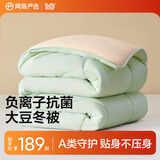 网易严选云感深睡大豆被 10%大豆纤维A类抗菌被子 6.2斤  200*230cm冬被绿