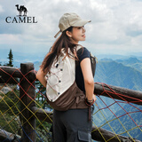 骆驼（CAMEL）紫色马甲双肩包轻量化旅游背包户外徒步骑行登山包 575C628004A