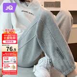 婧麒（JOYNCLEON）孕妇裤春夏外穿休闲运动裤小个子大码卫裤 浅灰 L jyk28218