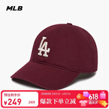MLB帽子男女同款棒球帽软顶鸭舌帽休闲运动帽礼物3ACP6601N-07RDS-F