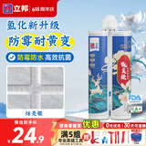 立邦美缝剂防水防霉甄美缝瓷砖地砖填缝剂美缝胶专用工具勾缝剂 【氢化耐黄变】炫亮银 400g