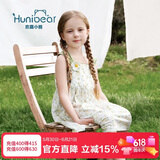欢喜小熊女童薄款吊带连衣裙夏装宝宝裙子纯棉童装儿童夏季衣服