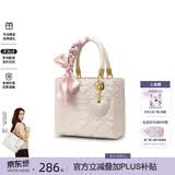 纽芝兰（NUCELLE）戴妃包2026骐骥红色新娘婚包斜挎手提大容量单肩女士包情人节礼物