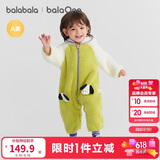 巴拉巴拉童装婴儿连体衣秋冬宝宝外出抱衣哈衣爬服珊瑚绒男童女童婴童衣服