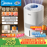 美的（Midea）【冷蒸发静音】空气无雾加湿器家用卧室孕妇婴幼静音抑菌桌面空调风扇清凉伴侣生日礼物SZ-3J40