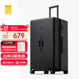 地平线8号（LEVEL8）行李箱 密码拉杆箱女男托运旅行PC箱28英寸大容量 旅行者系列黑色