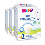 喜宝（HiPP）德国珍宝版 有机益生菌 婴幼儿配方奶粉2段（6-12个月）600g/盒*4