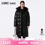 金羽杰明星同款加厚保暖90鹅绒服女士长款冬季户外羽绒面包服Y23806208