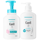 珂润（Curel）舒缓套装温和净油敏感头皮适用进口 保湿洗发水420ml+沐浴露480ml