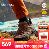 迈乐（Merrell）官方店男女款户外登山徒步鞋减震MOAB 3迈越者轻量防滑耐磨透气 J035893浅棕黄（男） 42