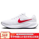 耐克NIKE跑步鞋男子透气宽版REVOLUTION 7运动鞋FB8501-100白44.5
