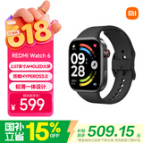 小米（MI）REDMI Watch 6典雅黑 国家补贴 澎湃OS 3 心率血氧监测 红米手表6 小米汽车 送男友送女友