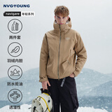 Navigare小帆船男三合一冲锋衣羽绒内胆夹克外套3341024501