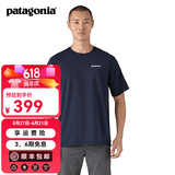 巴塔哥尼亚（Patagonia）男女情侣款通勤P-6 Logo混纺棉休闲潮流户外透气短袖T恤 38504 NENA L 176/185(CM)  80/91(KG)