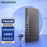 磊科（netcore）NBR100企业有线路由器 全千兆多WAN口 支持宽带叠加/负载均衡/云端管/策略路由