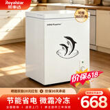 荣事达（Royalstar）小冰柜家用小型冷冻保鲜迷你冷藏商用卧式冷柜单用储母乳柜节能省电 【208升级加厚 可囤360斤肉 铜管制冷】