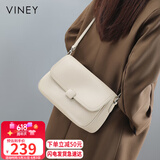 viney牛皮斜挎包品牌包包女包大容量单肩邮差包生日礼物洋气送女友老婆