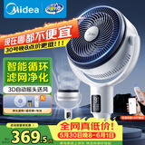 美的（Midea）【APP智控】抑菌空气循环扇/变频直流电风扇//家用净化落地扇摇头定时广角送风FGD24UZR