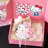 正版hellokitty包包挂件毛绒玩偶生日礼物送女生闺蜜圣诞节礼物 【礼盒款】花小兔kitty（正版有防伪）