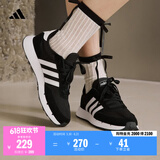 adidas RUN 60s 2.0复古休闲舒适跑步鞋男女阿迪达斯官方轻运动   黑/白   42.5