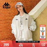 卡帕（Kappa）背靠背运动外套男秋季新款美式棒球服复古休闲上衣女K0FY2WK05D