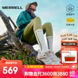 迈乐（Merrell）官方店男女款户外登山徒步鞋减震MOAB 3迈越者轻量防滑耐磨透气 J035894白灰米（女） 38