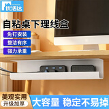 优活达装机配件适用于机箱桌下理线盒 自粘式线束整理 排插理线器整理固定白色40cm