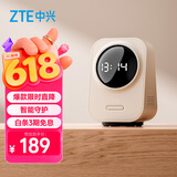 中兴（ZTE）小兴看看SC50云台版500万像素3K 超微光全彩 AI人形侦测手机查看双频家用摄像头监控 灰色