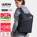 乐上（LEXON）法国品牌双肩包14英寸商务电脑包男防泼水背包通勤笔记本书包礼物