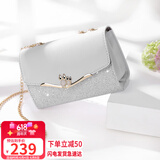 爱情海牛皮包包女包轻奢品牌链条单肩斜挎包女生日礼物高级感送女友老婆