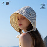 卡蒙（Kenmont）大檐防晒帽女夏季明星同款遮阳帽防紫外线轻量显脸小太阳帽6214