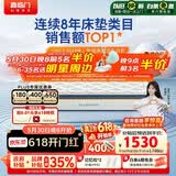 喜临门梦蝶床垫 祝绪丹同款乳胶椰棕床垫抗菌防螨独袋弹簧床垫 1.5x2米
