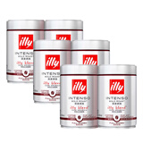 意利（illy）意大利原装进口意式黑咖啡  深烘咖啡豆250g*6罐