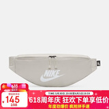 耐克（NIKE）NIKE男女腰包 单肩包斜挎包胸包休闲包DB0490-104 灰白均码