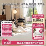东升100%新西兰羊毛无胶水无甲醛抗菌防螨客厅卧室环保地毯可定制尺寸 观云 3.4m*2.4m 1件