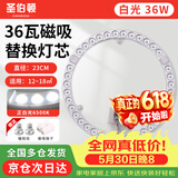 圣伯顿（Shengbodun）led灯盘吸顶灯替换灯芯灯板圆形磁吸模组灯条灯管 36瓦白光