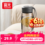 富光塑料杯tritan材质茶杯水杯学生便携创意杯子耐摔夏天简约太空杯